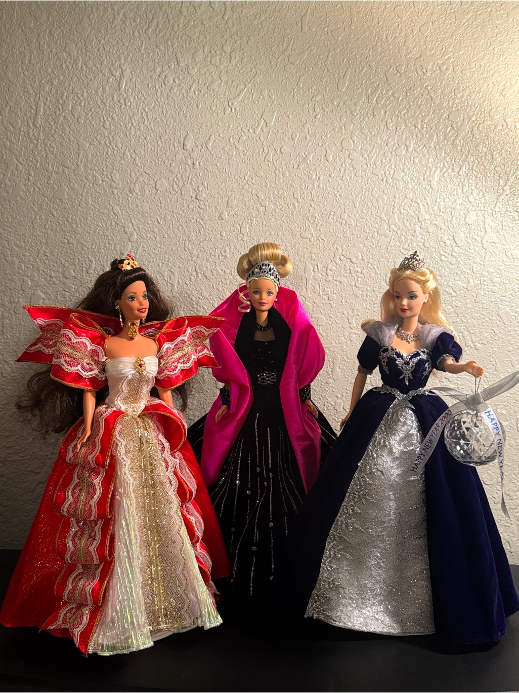 Vintage Holiday Barbie Set Of Three 1997 Barbie 1998 Barbie 2000 Barbie